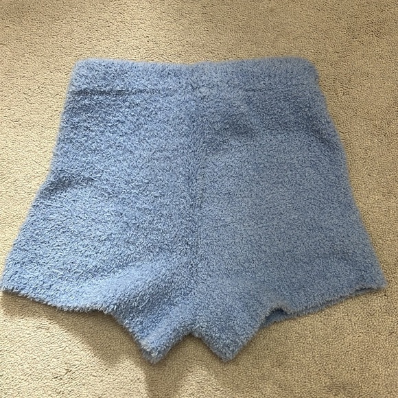 Blue Garage Plush Shorts - Picture 2 of 3